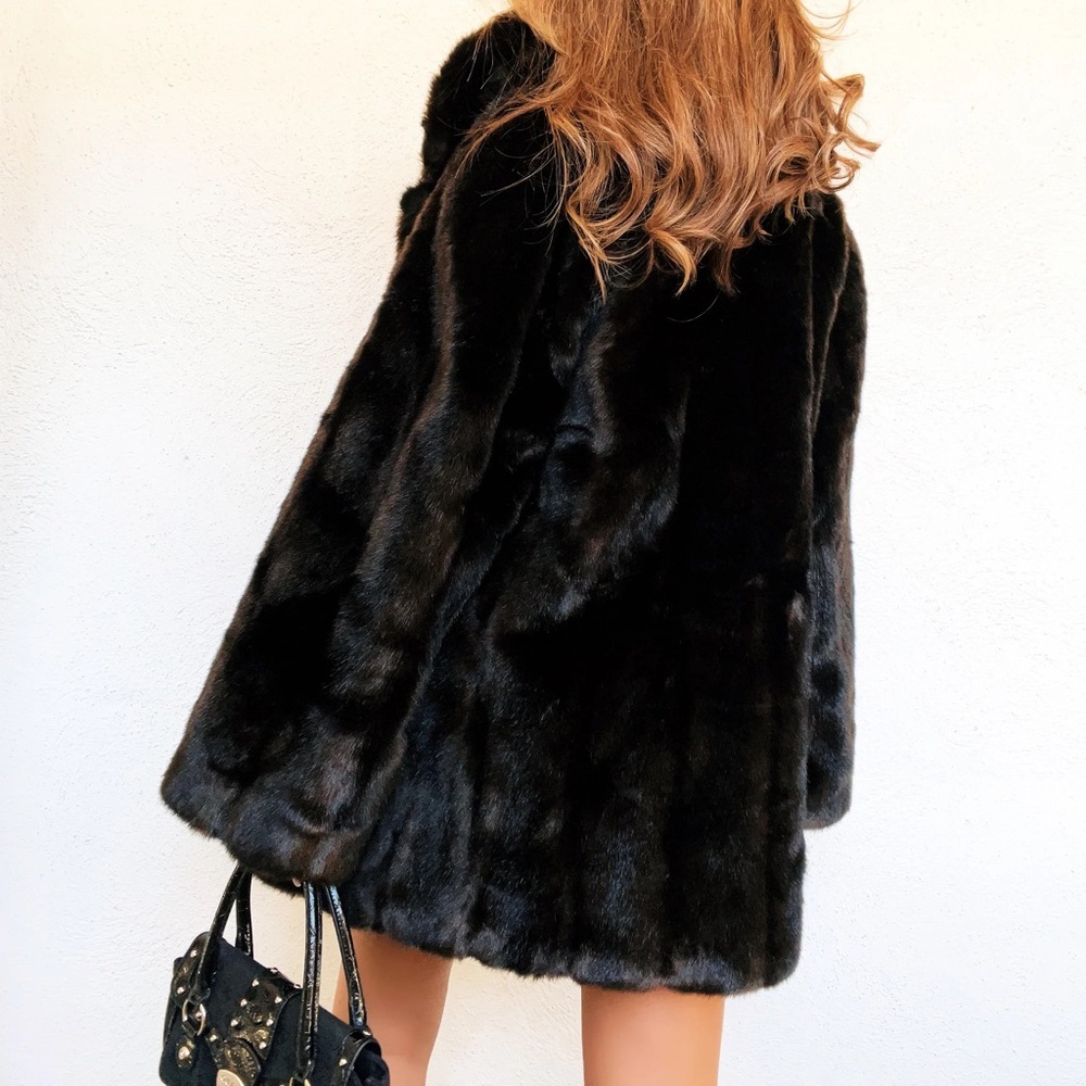 Tissavel Of France Vintage 1960’S Faux Fur Jacket
